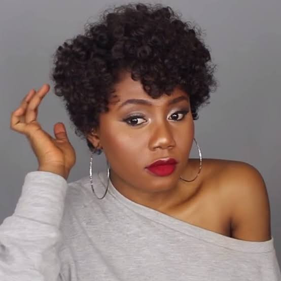 Ear Length Visual Idea — Tapered Cut for Black Women