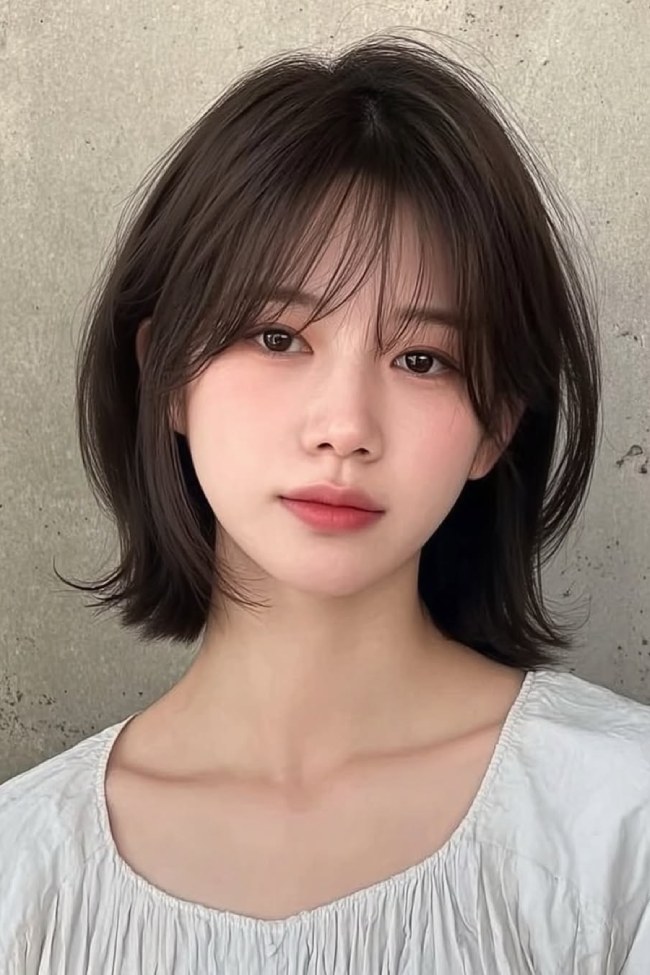 Chin Length Layered Bob With Soft Volume — Hairstyles for Fine Hair