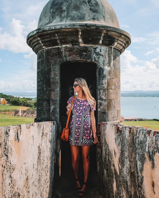 Printed A-Line Dress for Daytime Travel Printed A-Line Dress for Daytime Travel — Puerto Rico Outfits