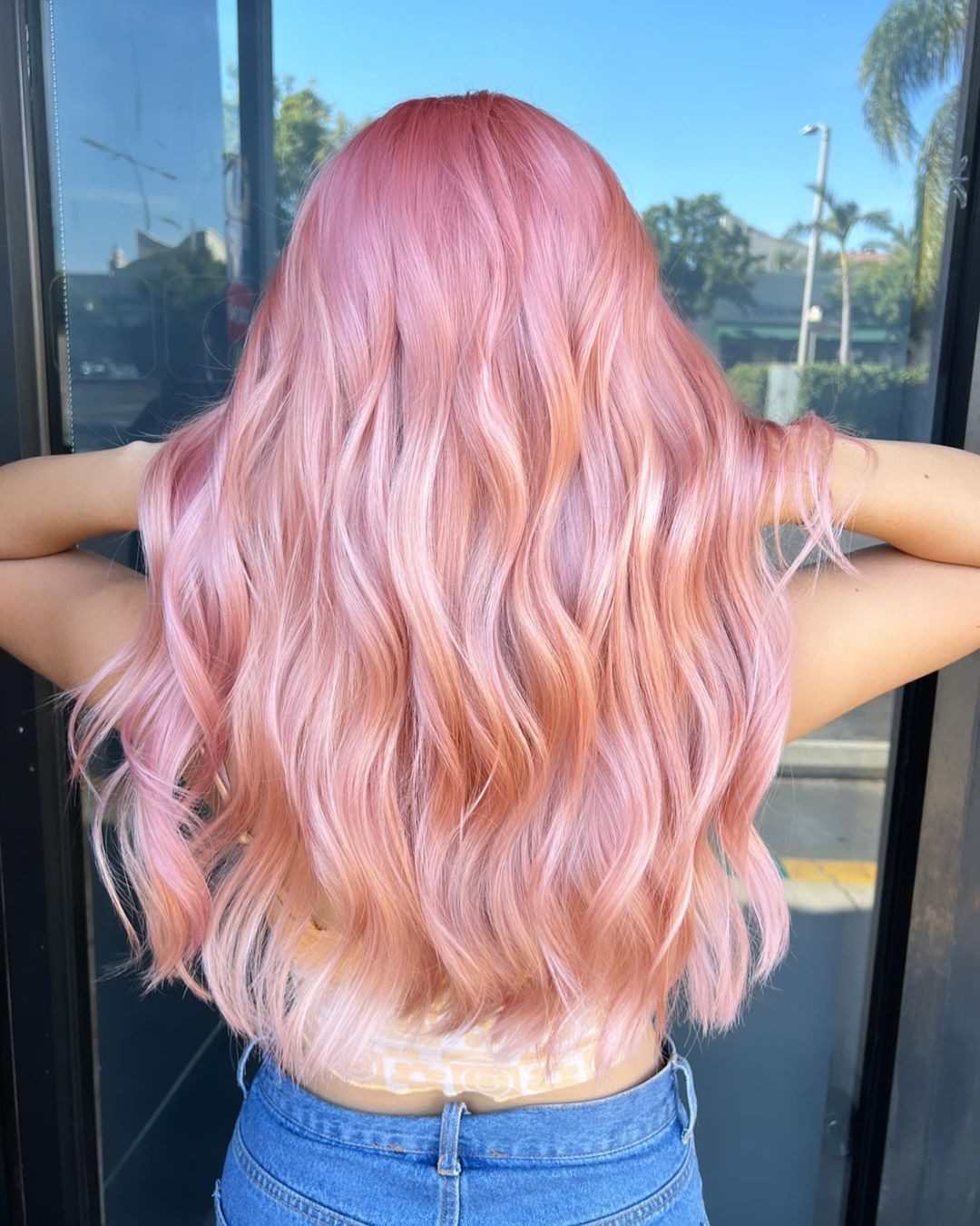 Pastel Pink With Peachy Undertones — Pastel Hair