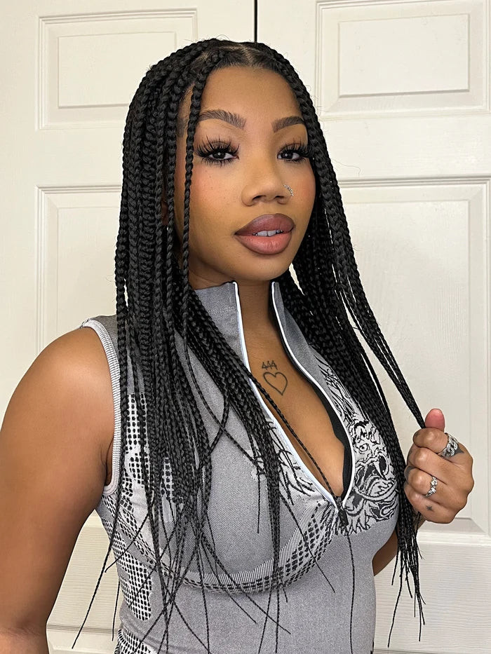 Front View Visual Idea — Braids for Work