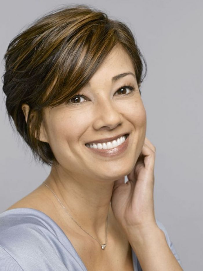 Dark Brown With Subtle Highlights Visual Idea Dark Brown With Subtle Highlights Visual Idea — Haircuts for Women Over 40