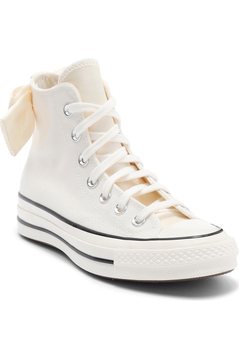 Off-White Bow Detail Off-White Bow Detail — High Top Converse Outfits
