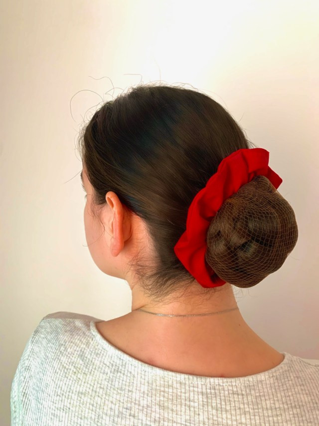 The Ultimate Secure Dark Brown Updo — Hairstyles for Flight Attendants