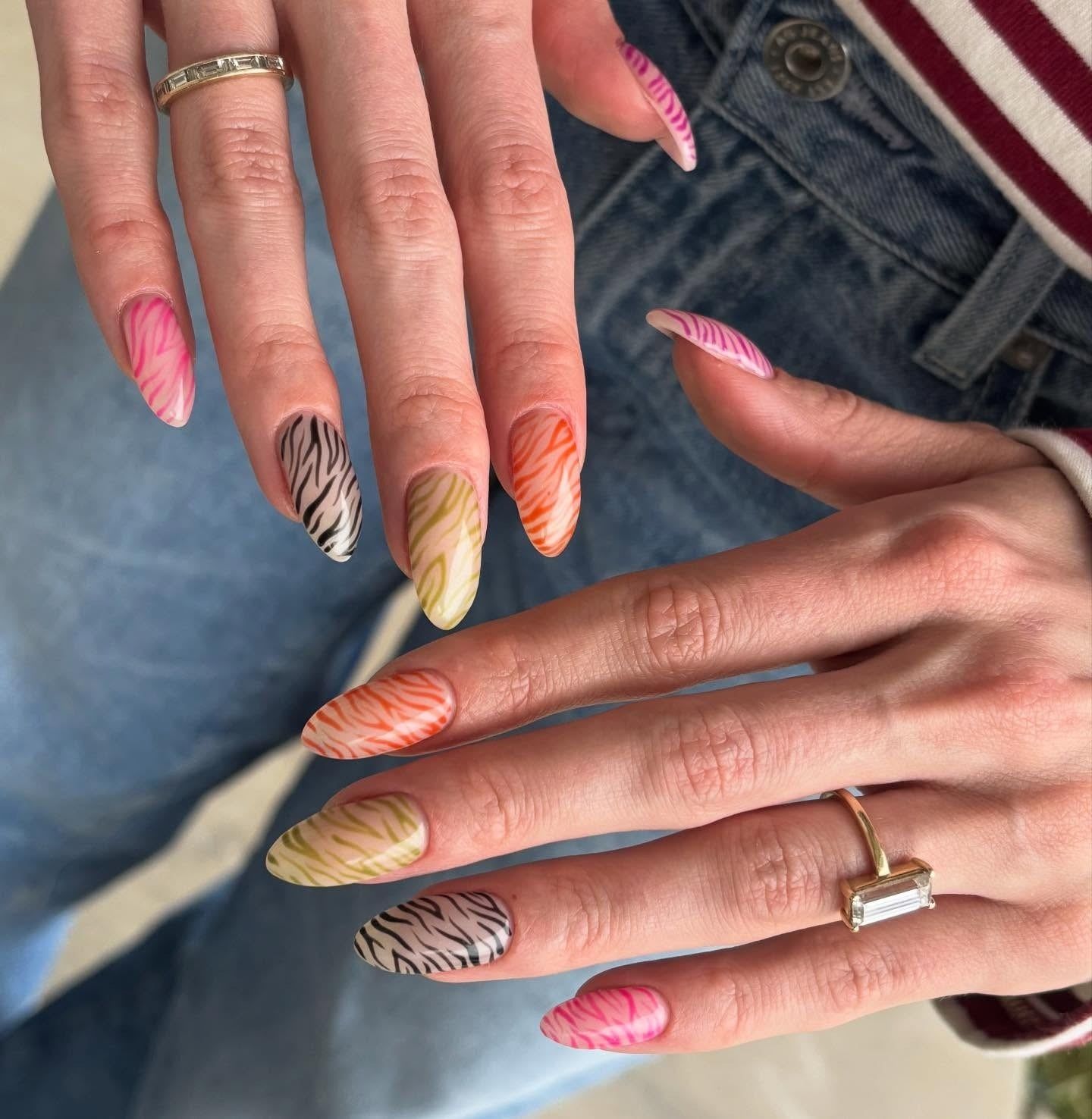 Zebra Print On All Nails Visual Idea — Zebra Nails
