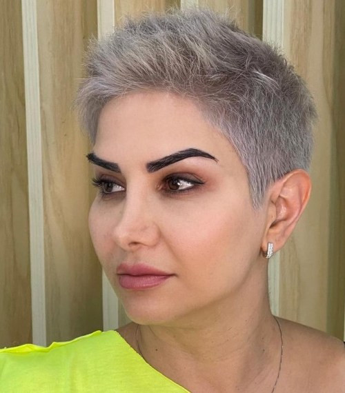 Light Gray Visual Idea Light Gray Visual Idea — Short Gray Haircuts