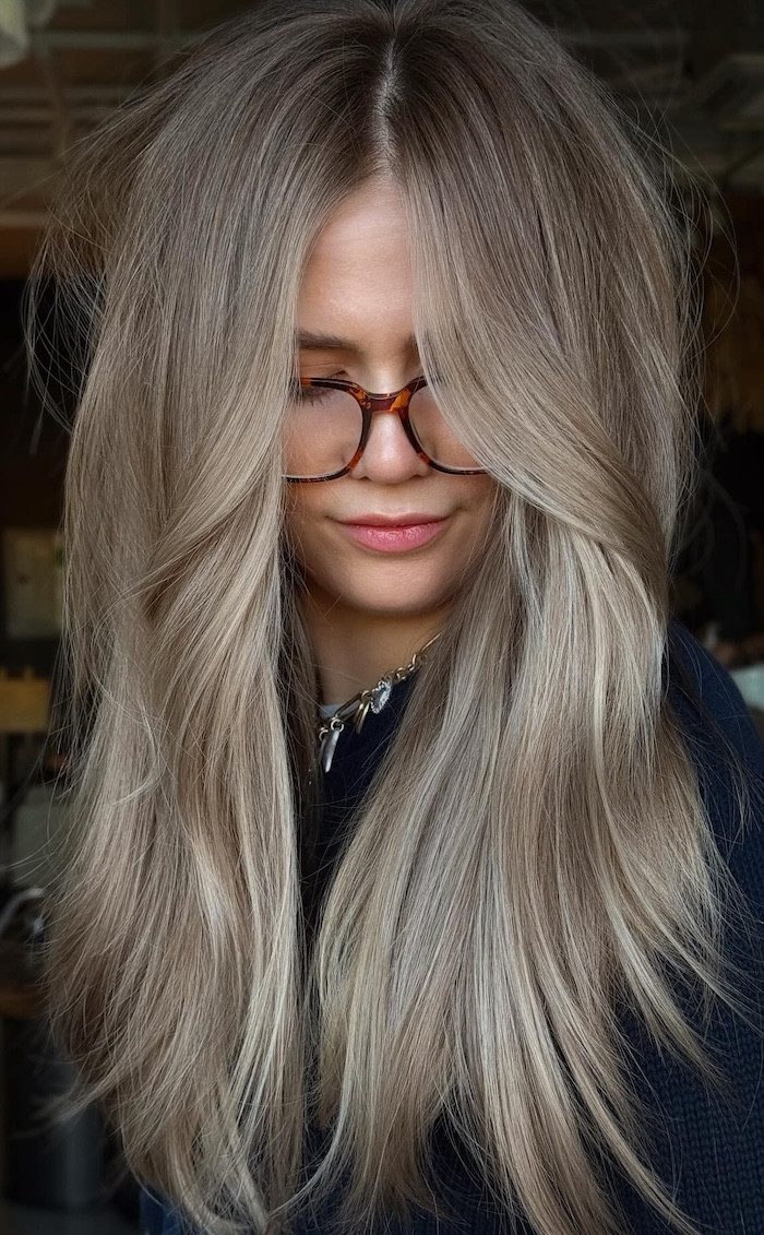 Mushroom Blonde With Babylights Visual Idea