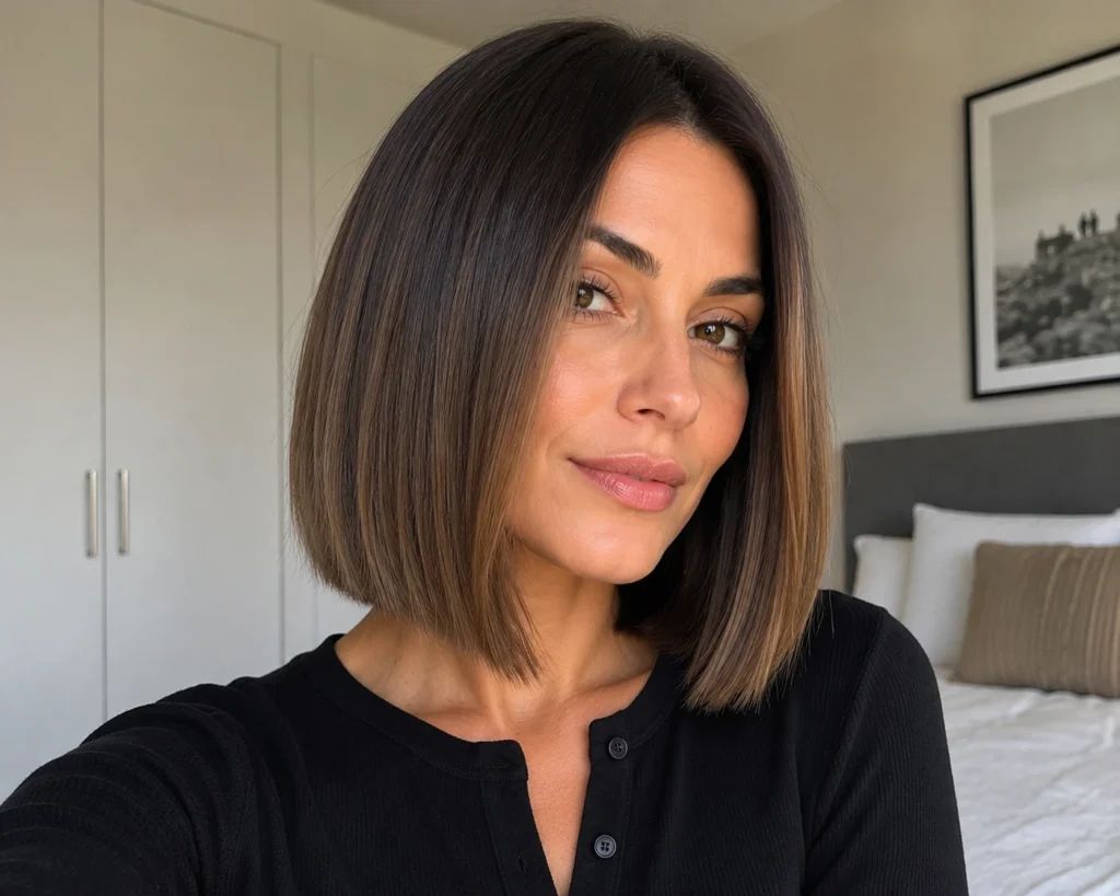 Blunt Bob Visual Idea — Collarbone Length Hair