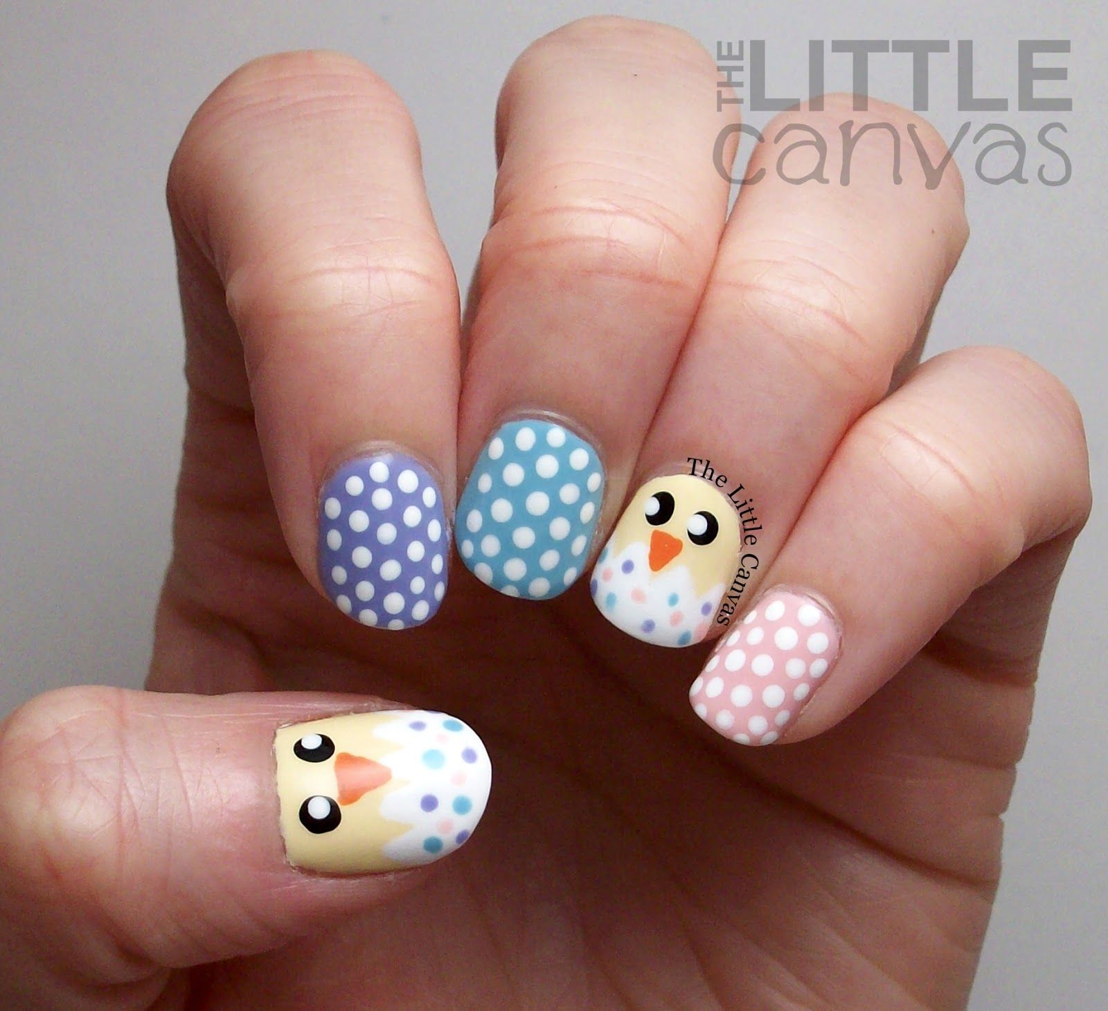 Easter Visual Idea — Nails for Little Girls