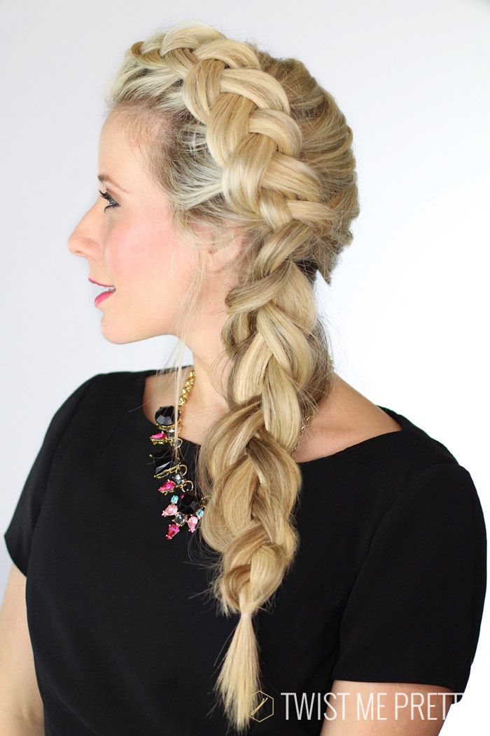 Thick Ash Blonde Dutch Braid Thick Ash Blonde Dutch Braid — Second Day Hairstyles