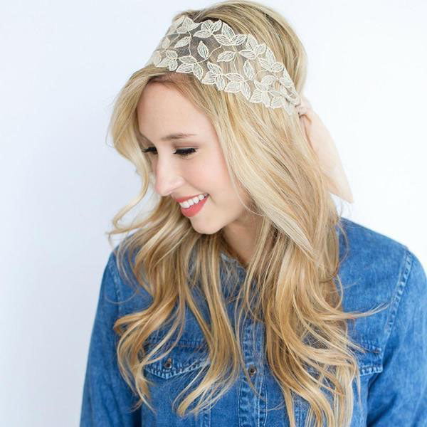 Loose Waves With Embellished Headband — Headband Hairstyles