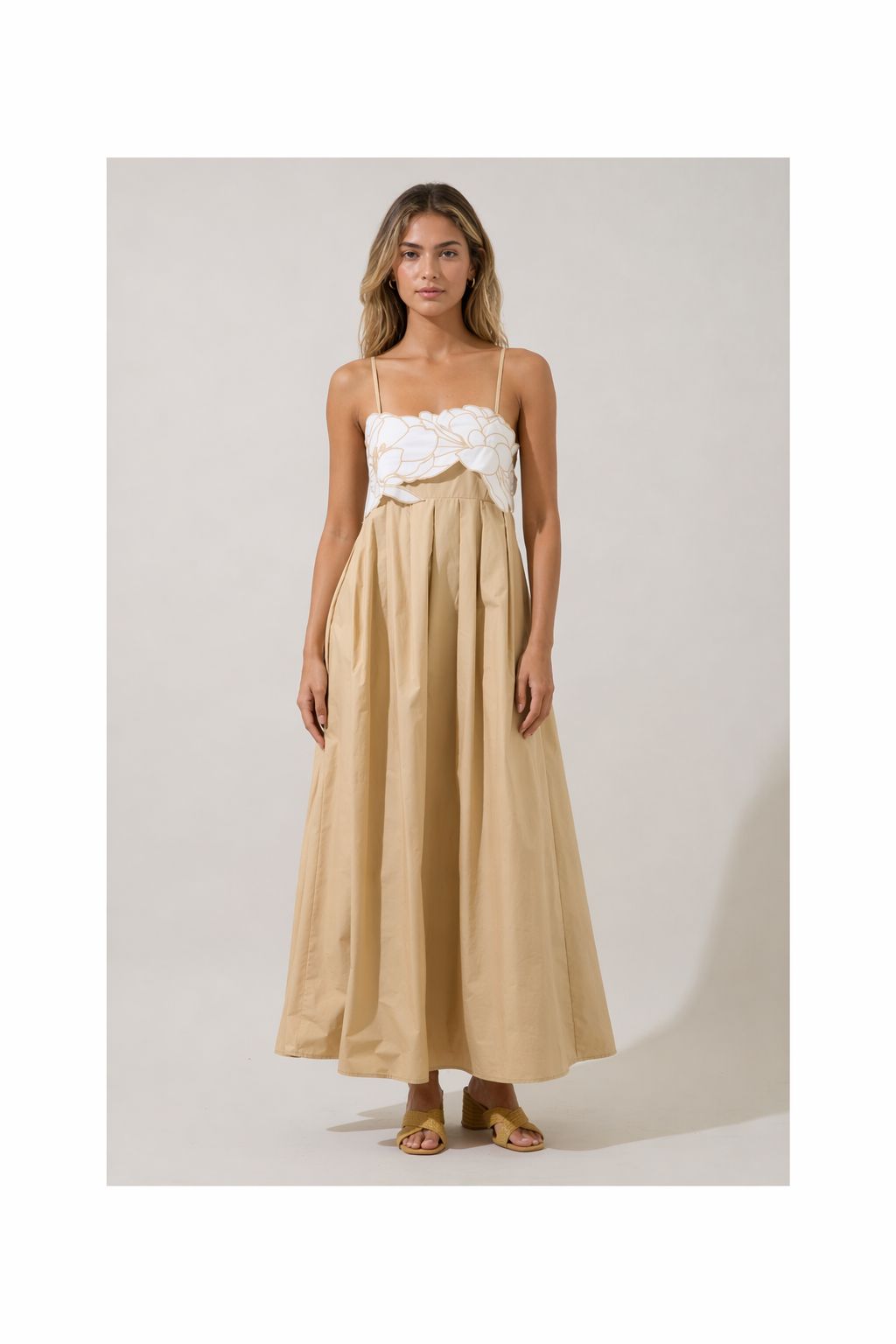 Two-Tone Maxi Dress: Styling Variation Two-Tone Maxi Dress: Styling Variation — Dresses for Tall Women