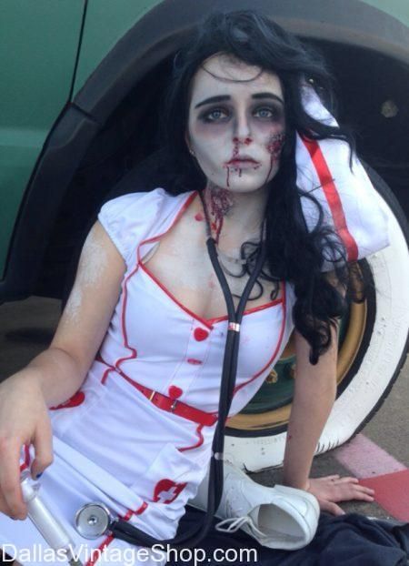 Zombie Nurse Costume with Distressed Details Zombie Nurse Costume with Distressed Details — Nurse Outfits