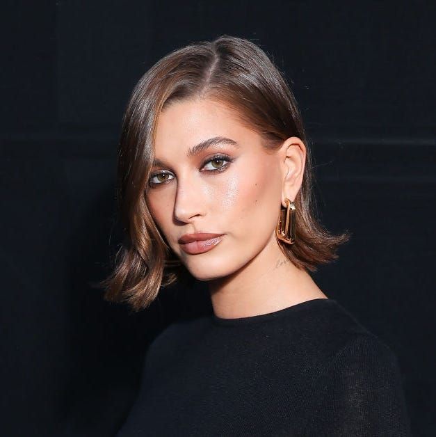 Slicked Back Dark Brown Bob — Haircuts for Straight Hair