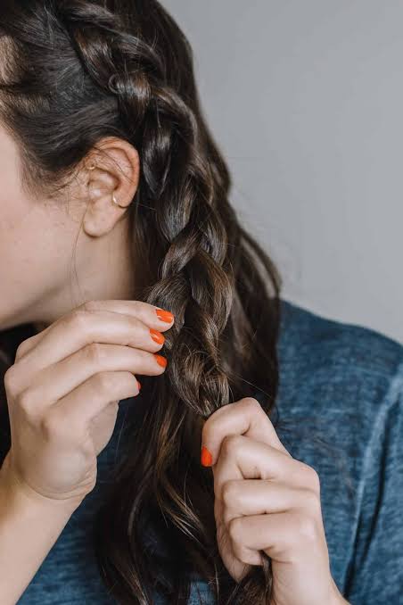 Loose Side Braid with Face-Framing Bangs — Easy Hairstyles