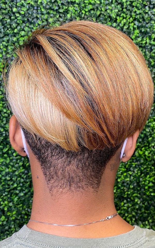 V-Shaped Undercut with Bun and Braids — Undercut Hairstyles for Women