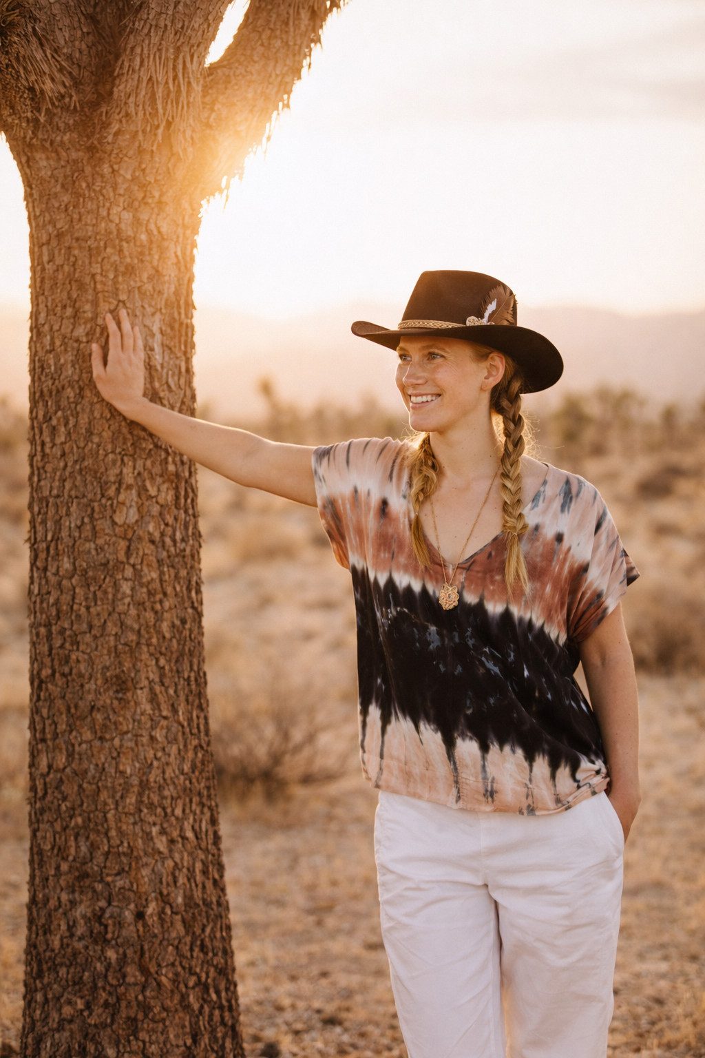 Short Braids with Flair — Cowboy Hat Hairstyles