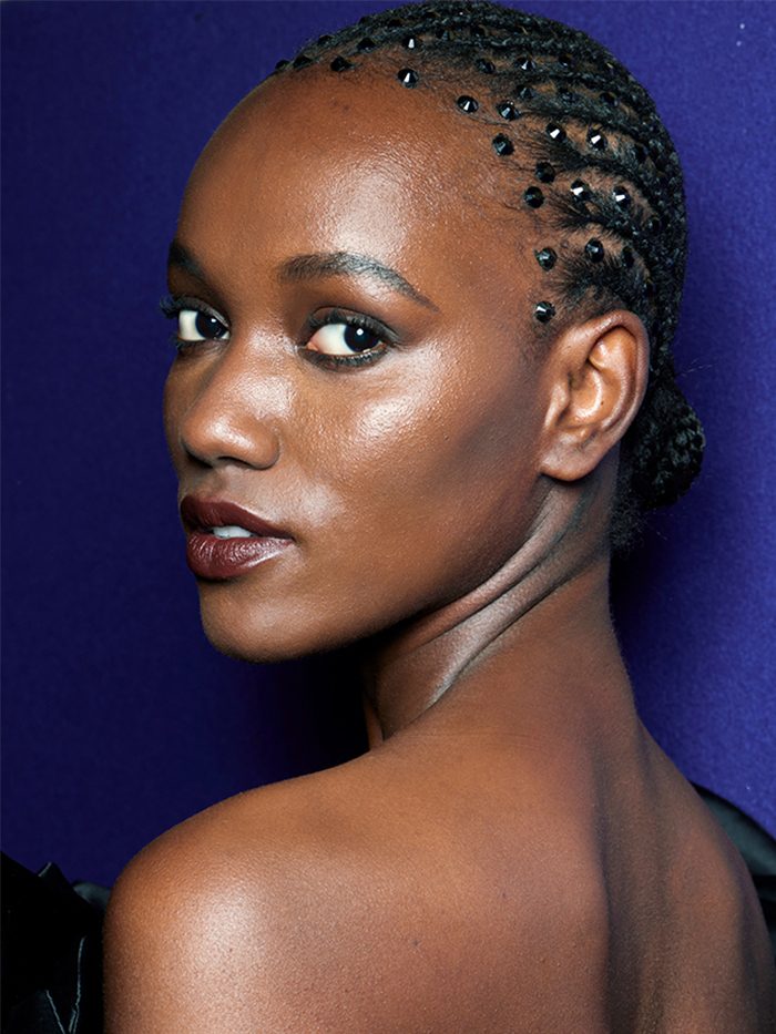 Braided Updo with Rhinestones — Party Hairstyles