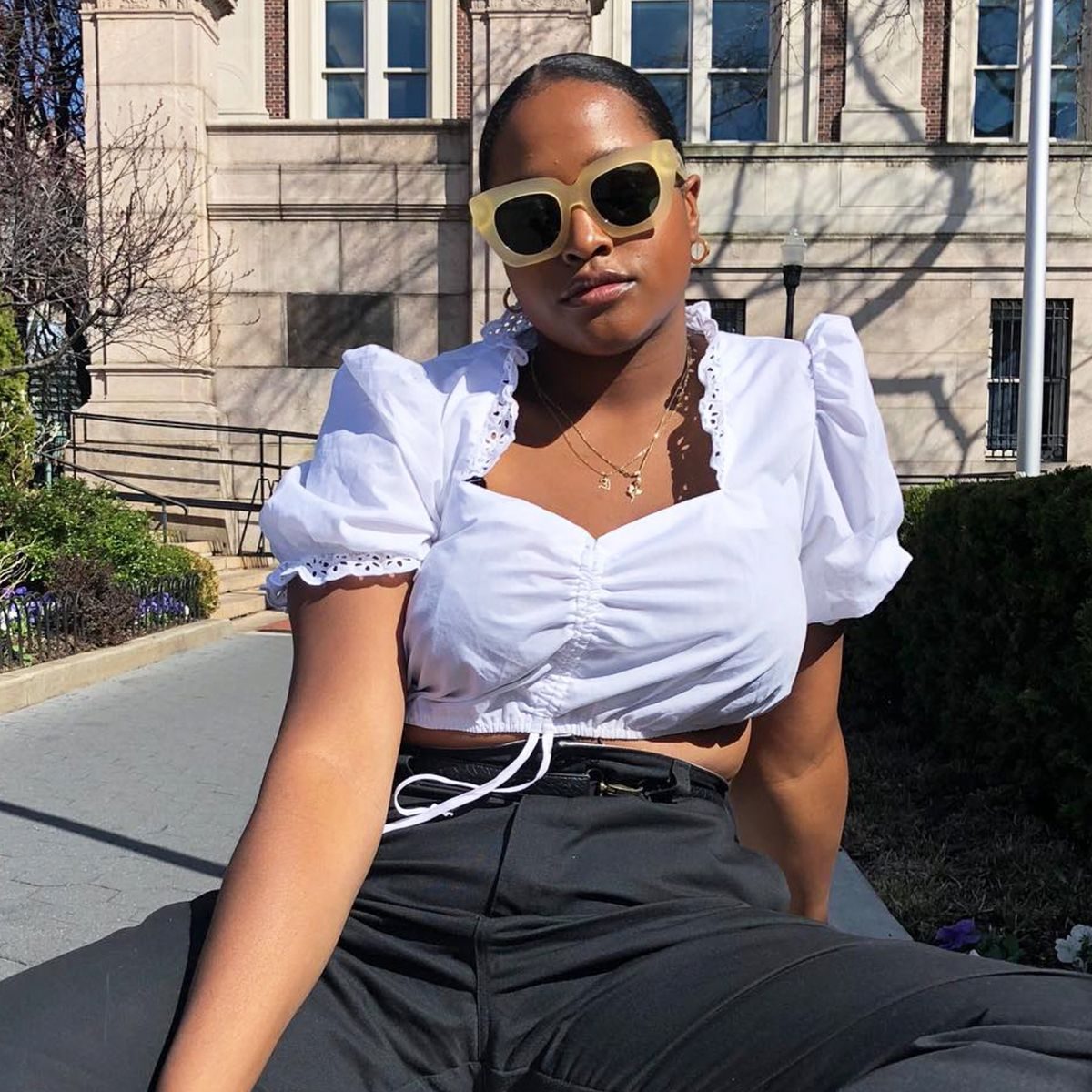 Casual City Outfit Idea Casual City Outfit Idea — Crop Tops