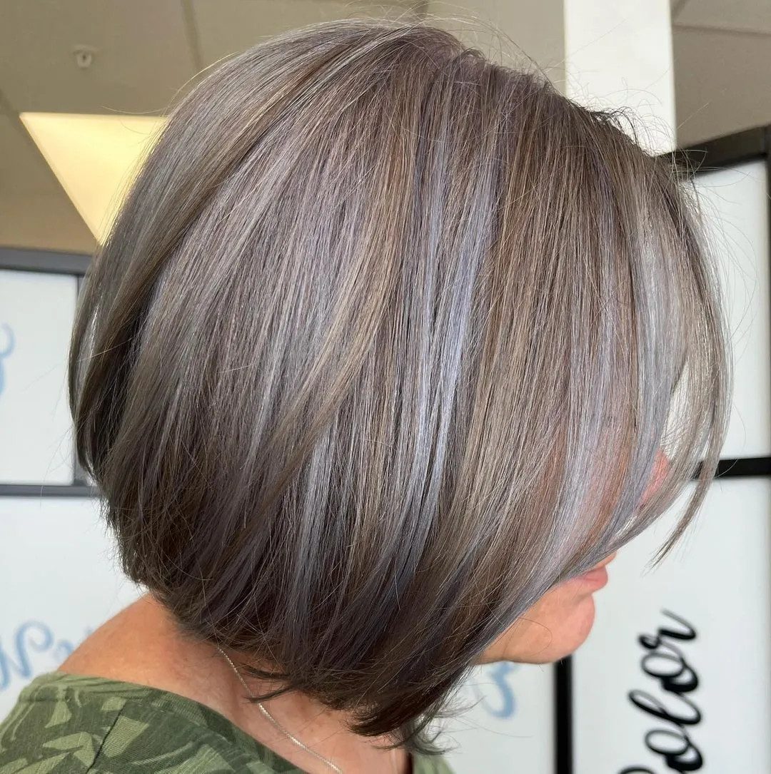 Gray Blending for Dark Hair: Top 10 Ideas - HNA Hair