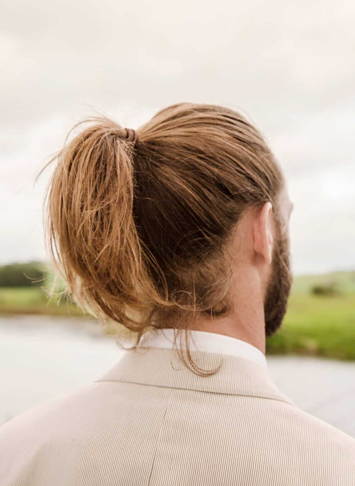 Edgy Undercut Ponytail — Long Hairstyles for Men