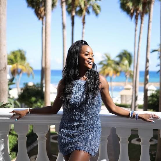 Fringed Denim Blue Mini Dress for Resort Evenings — Jamaica Outfits