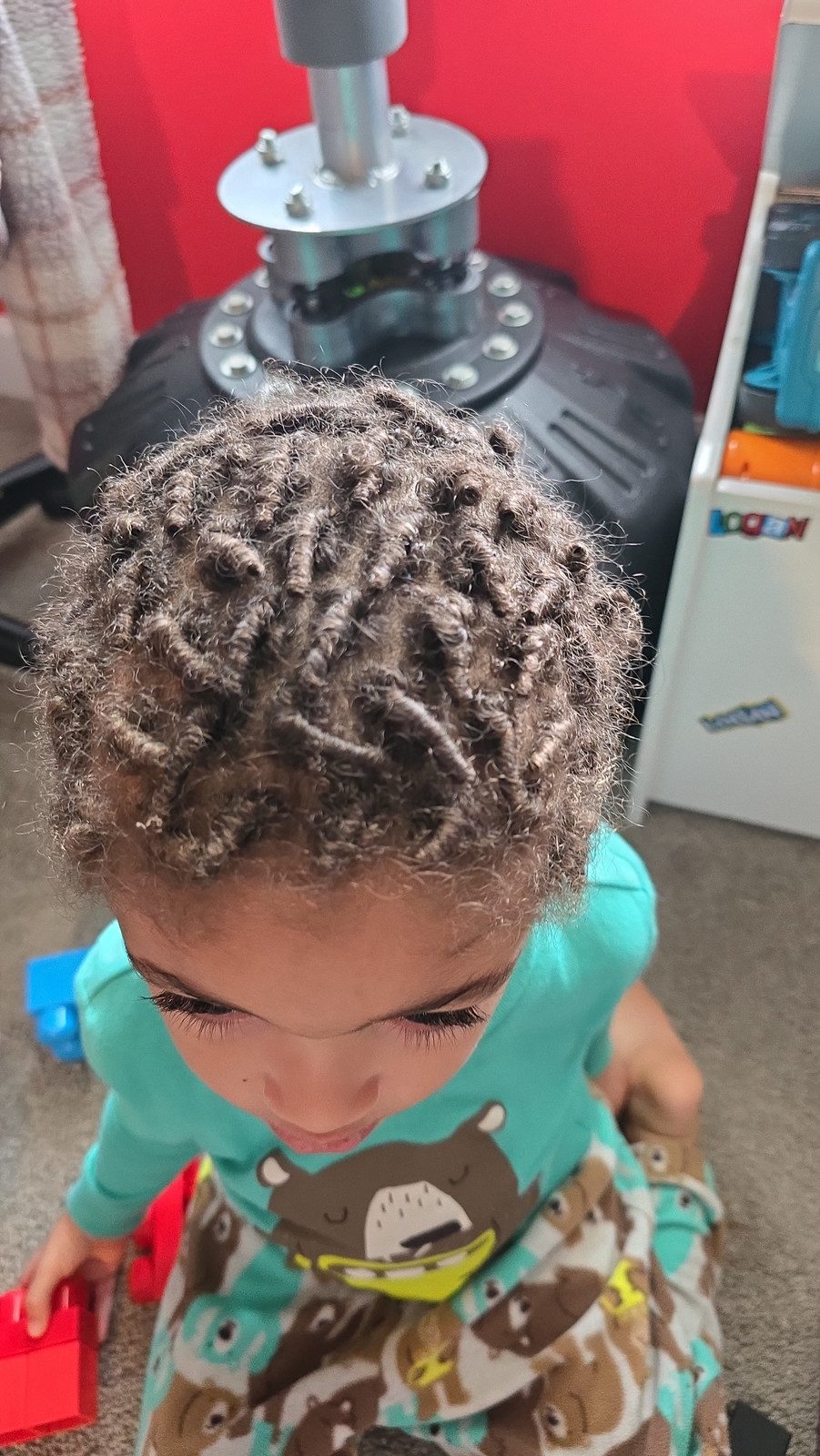 Advice on my son's starter locs please : r/Dreadlocks