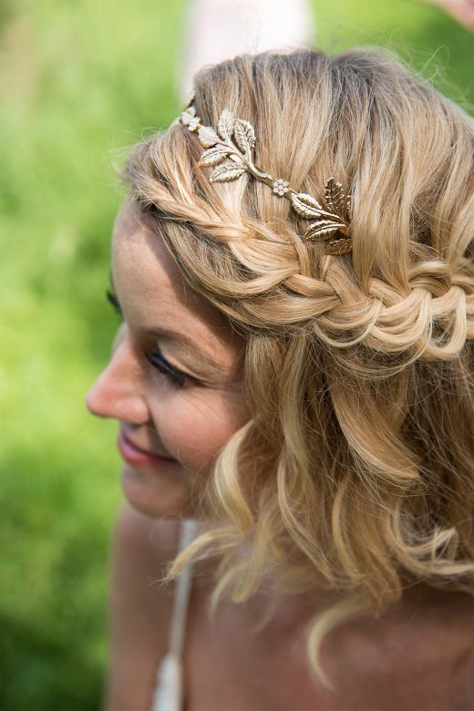 Chin Visual Idea — Boho Braided Wedding Hair