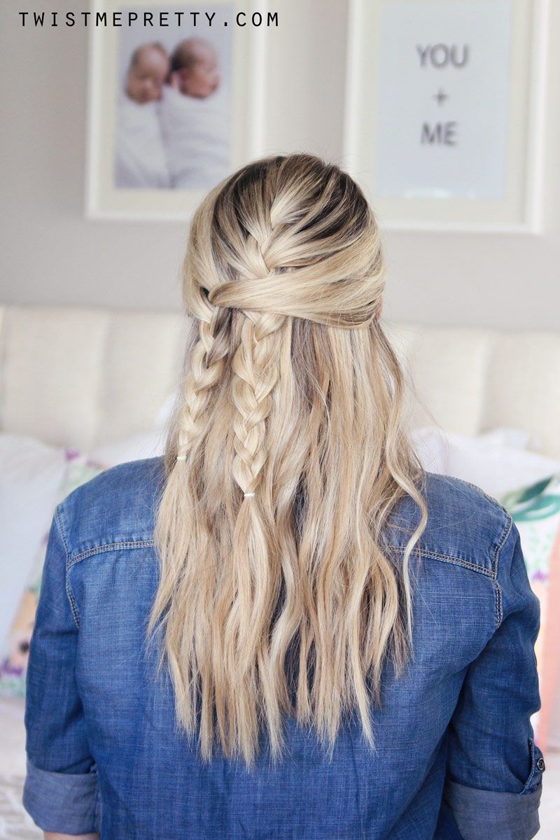 Half-Up With Braided Crown Half-Up With Braided Crown — Hairstyles for Teachers