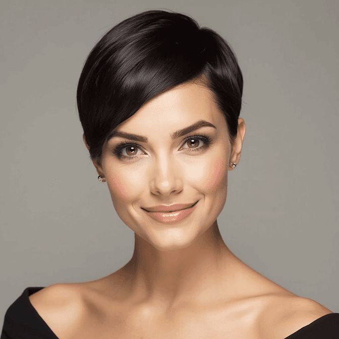 Textured Pixie With Side-Swept Fringe Textured Pixie With Side-Swept Fringe — Interview Hairstyles