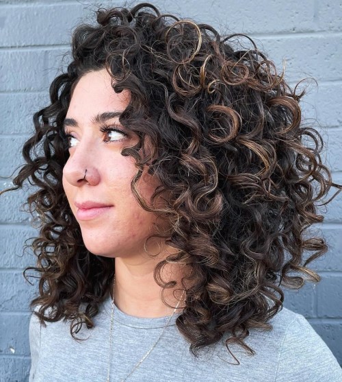 Collarbone Bob With Curly Bangs Collarbone Bob With Curly Bangs — 3A Hairstyles