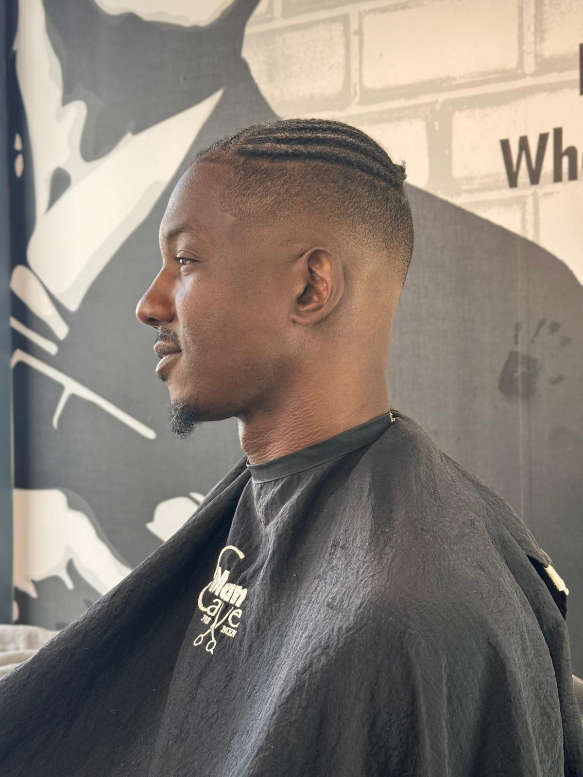 Braided Top With High Fade — Mens Haircuts