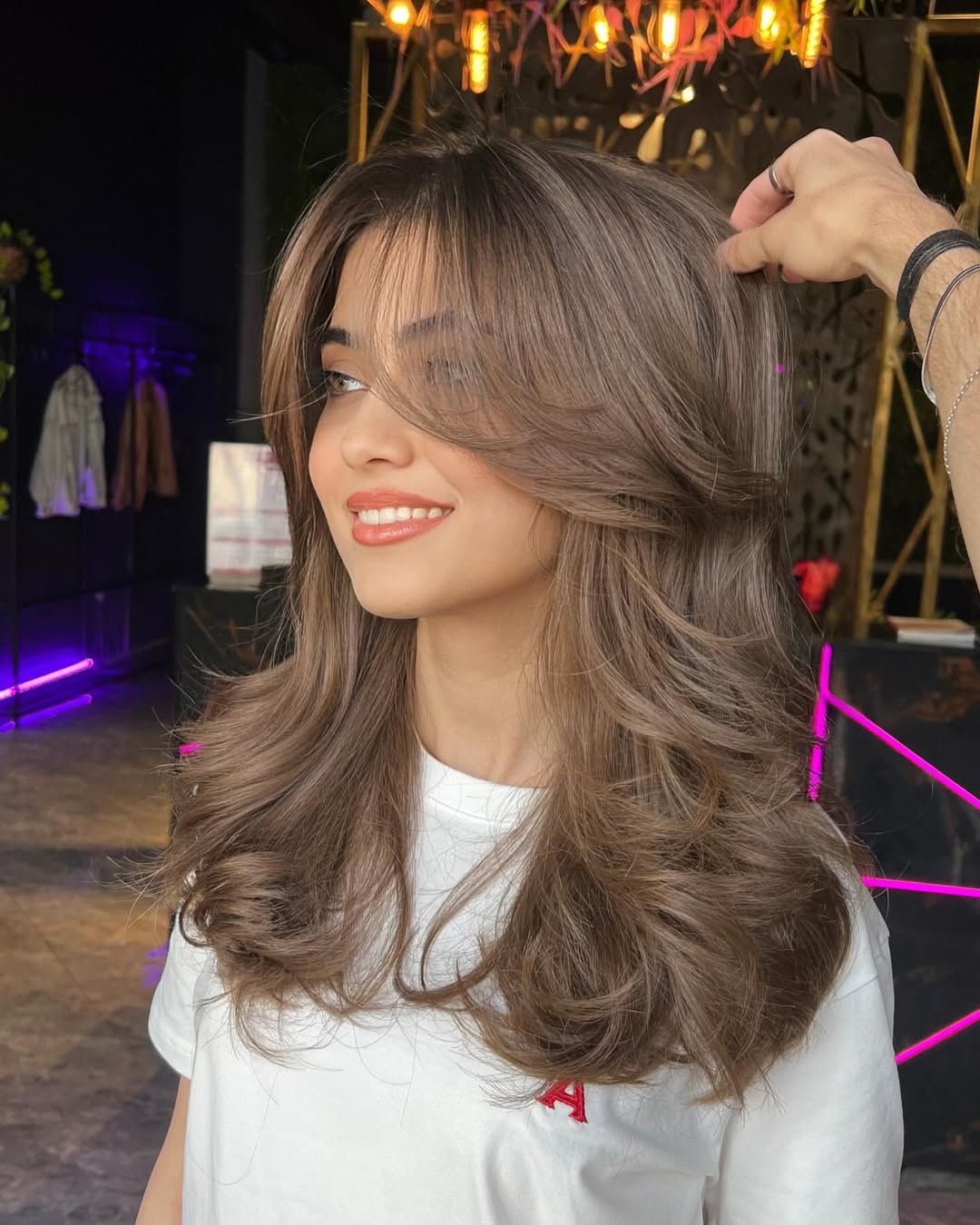 Voluminous Layered Cut with Curtain Bangs — Hairstyles for Teens