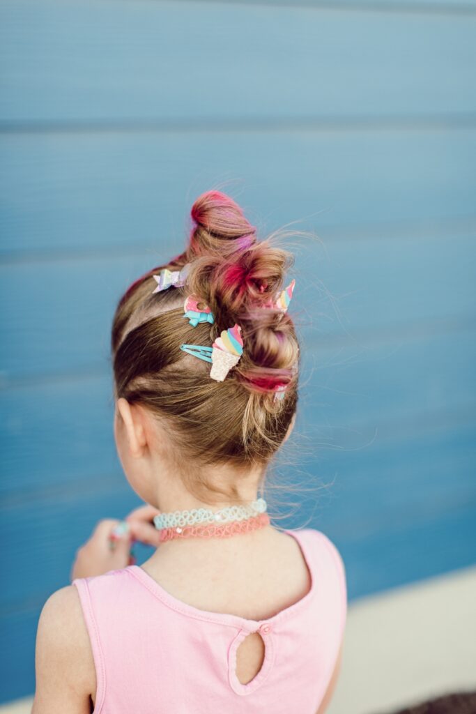 Brown With Pink Highlights Visual Idea Brown With Pink Highlights Visual Idea — Little Girl Hairstyles