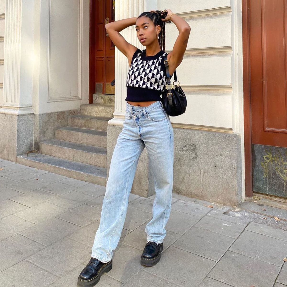 Black Platform Loafers Outfit Idea Black Platform Loafers Outfit Idea — Doc Martens Outfits