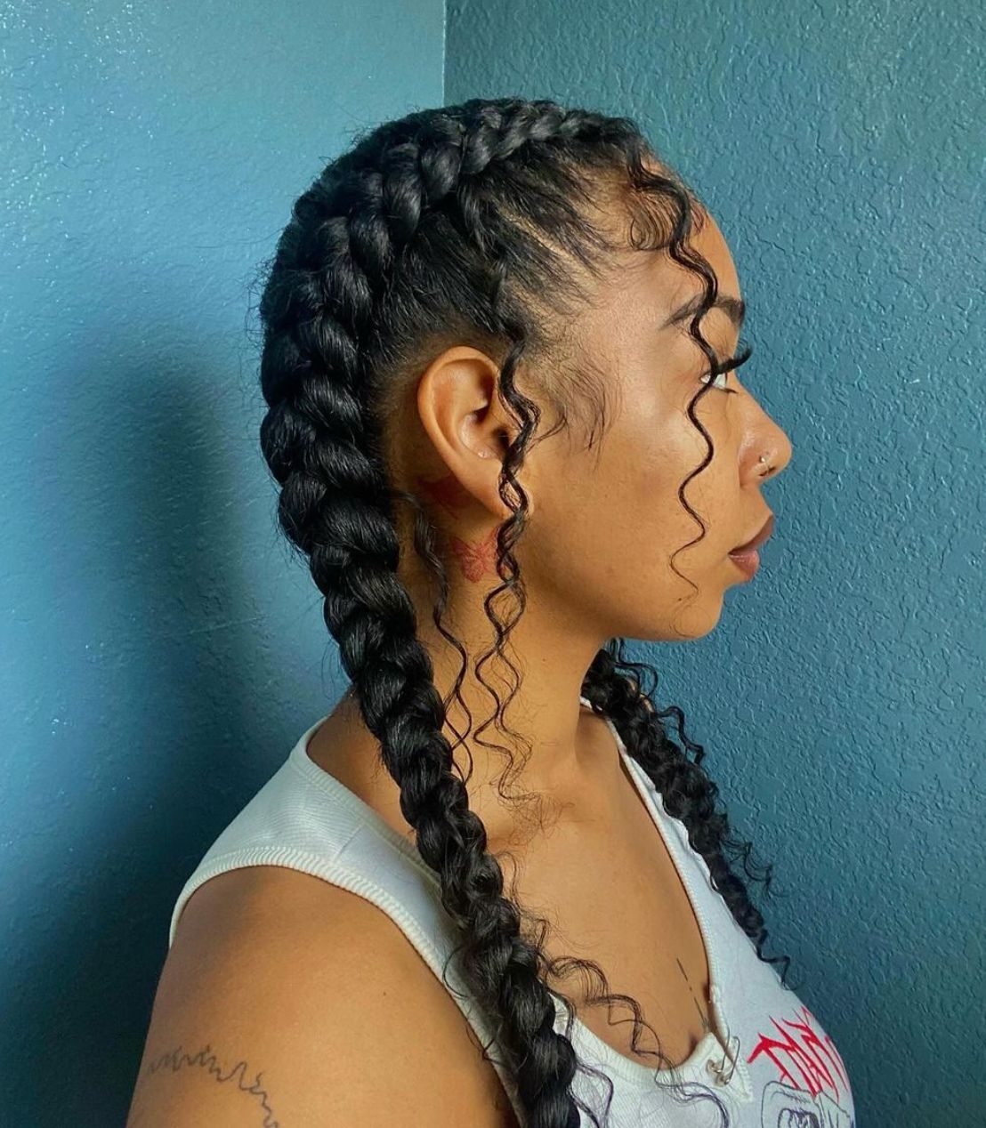 Black Dutch Braids with Baby Hairs — Travel Hairstyles