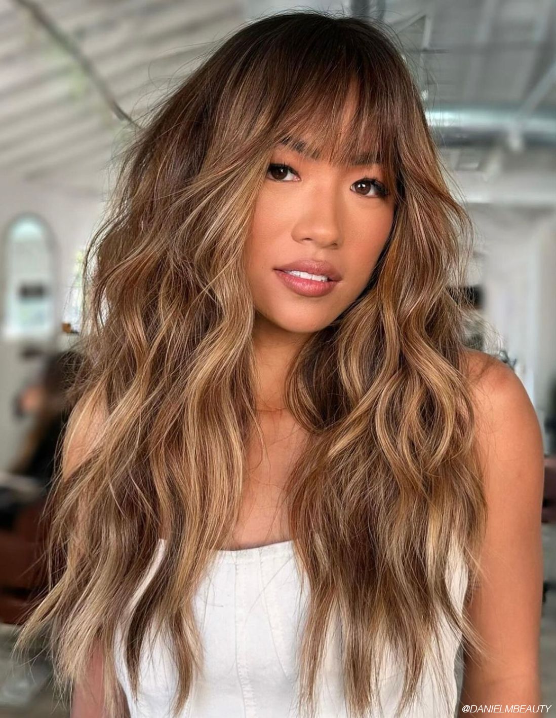Dark Blonde With Caramel and Ash Highlights Dark Blonde With Caramel and Ash Highlights — Hair Color for Tan Skin