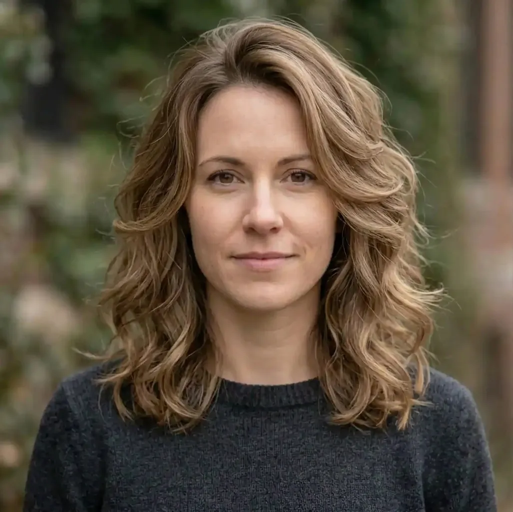 Air-Dried Waves Light Brown — Hairstyles for Medium Hair