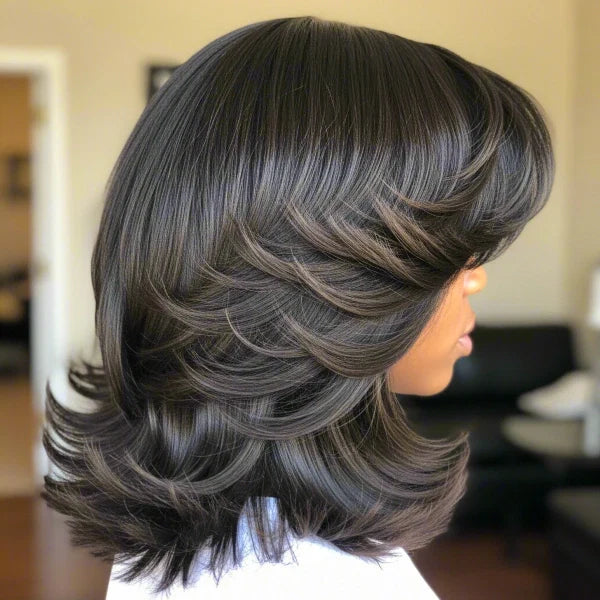 Dark Brown Collarbone Cut With Sculpted Layers — Shoulder Length Hairstyles