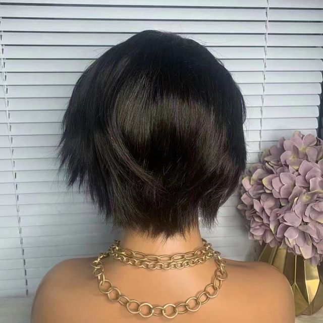 Back View Layered Straight Bob Back View Layered Straight Bob — Butterfly Locs Bob