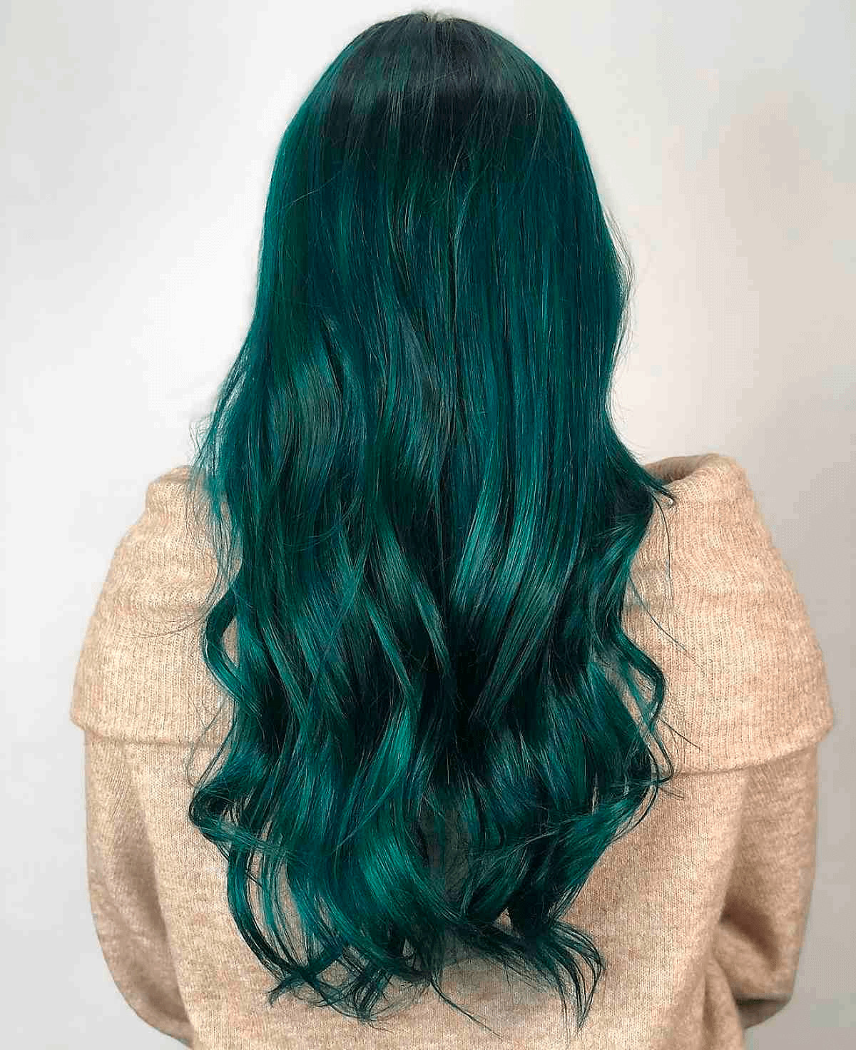 Deep Teal Long Layers Deep Teal Long Layers — Teal Hair
