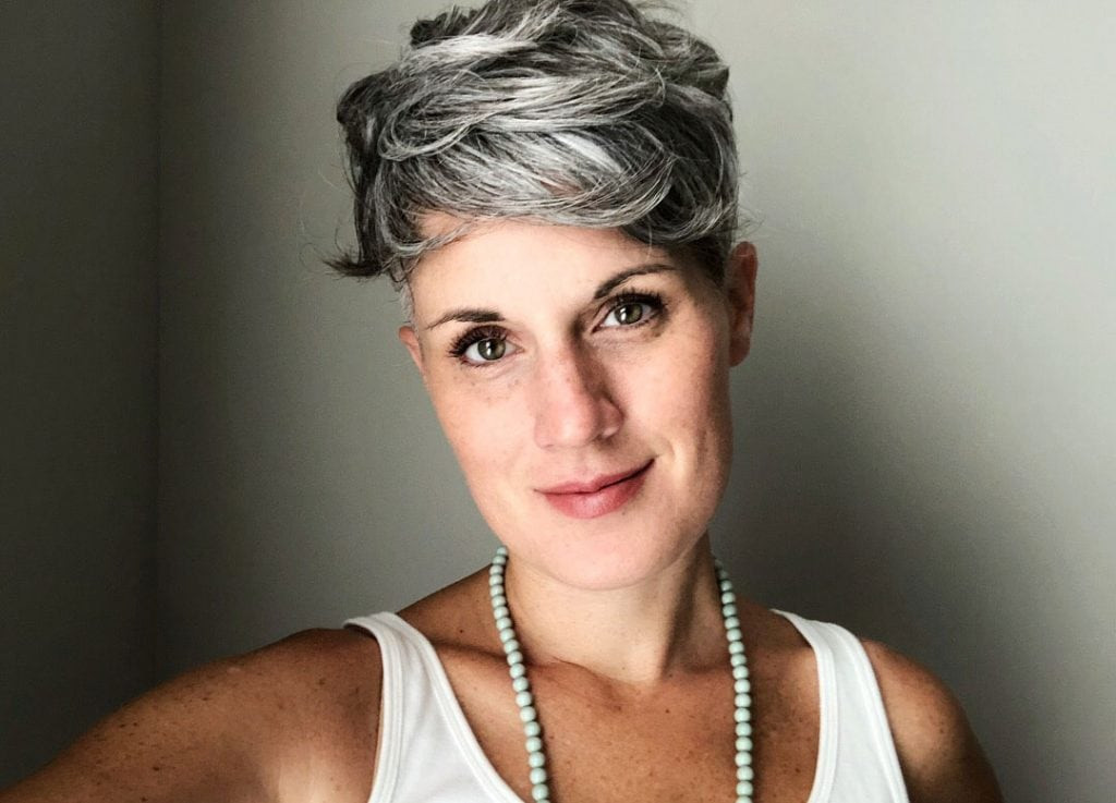 Textured Gray Pixie With Volume — Hairstyles for Growing Out a Pixie