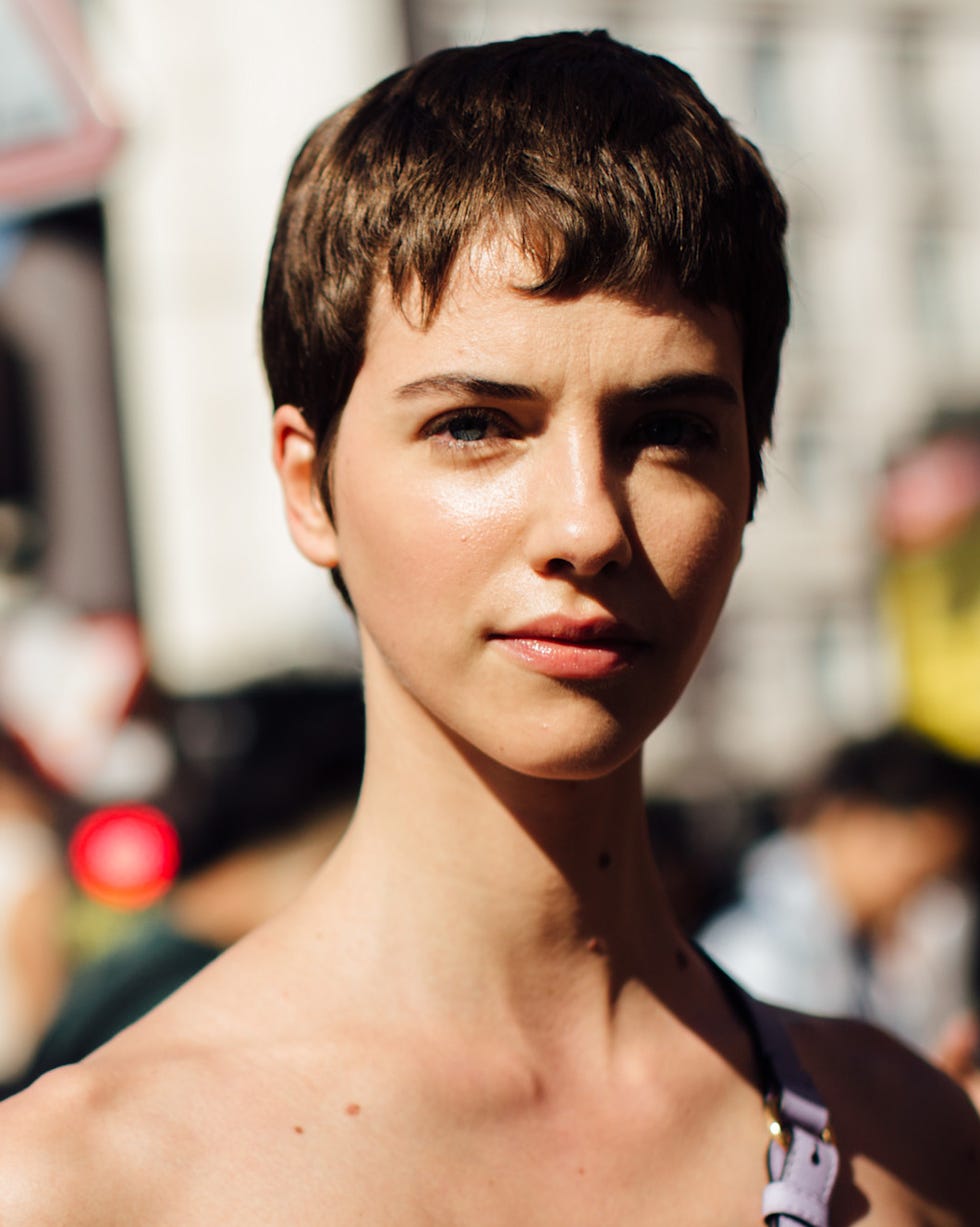 Choppy Dark Brown Pixie Choppy Dark Brown Pixie — Haircuts for Thin Hair