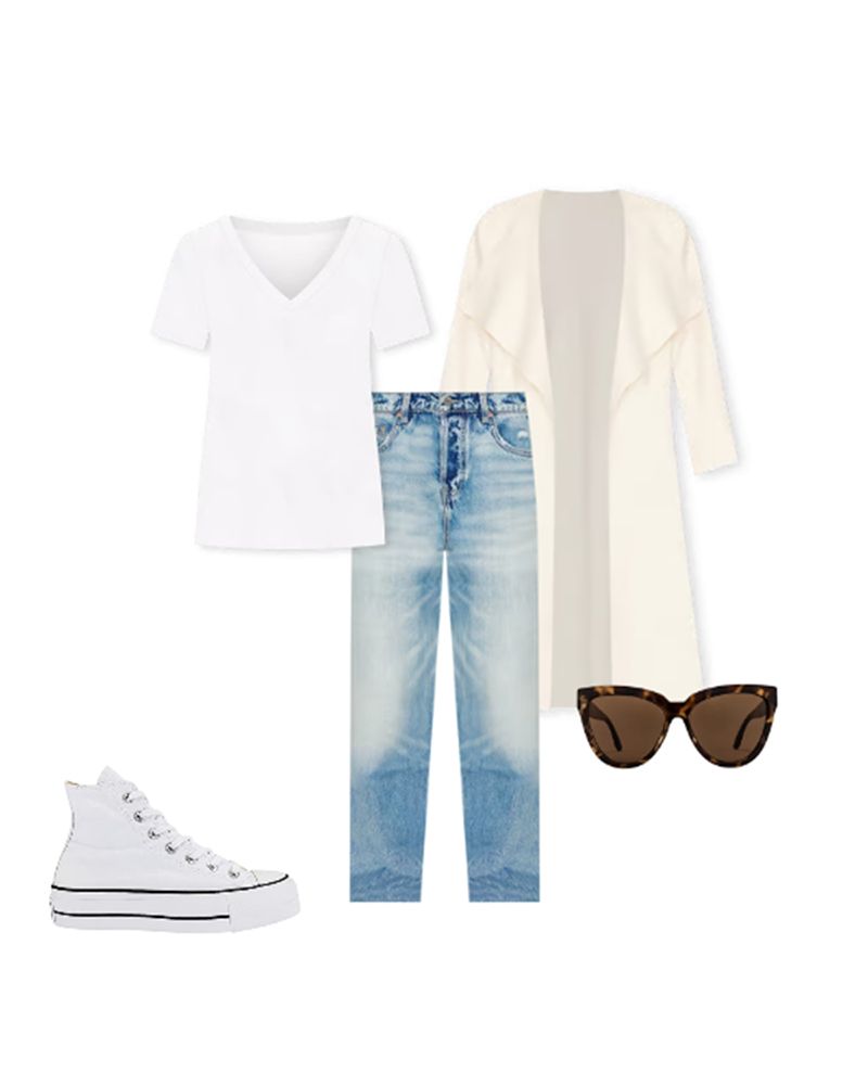 Layered Cardigan Comfort Layered Cardigan Comfort — High Top Converse Outfits
