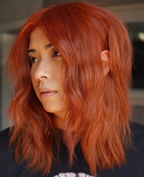 Vibrant Orange Visual Idea Vibrant Orange Visual Idea — Orange Hair