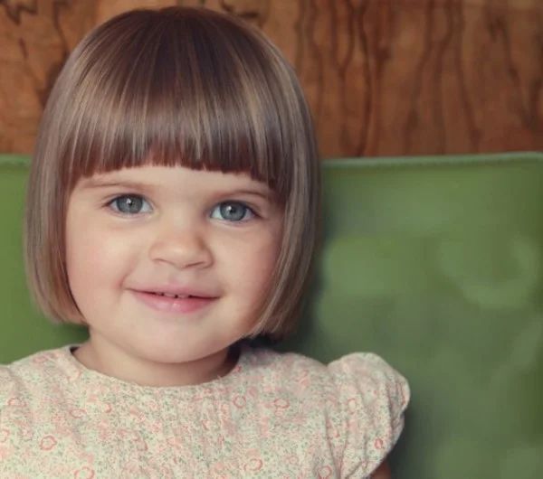 Ear Length Bob With Blunt Bangs — Kids Haircuts