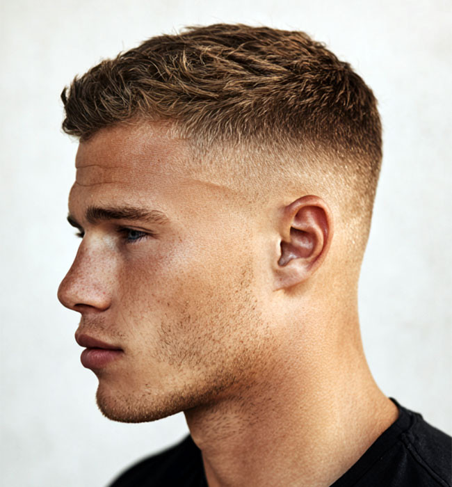 Honey Blonde Visual Idea — Crew Cut