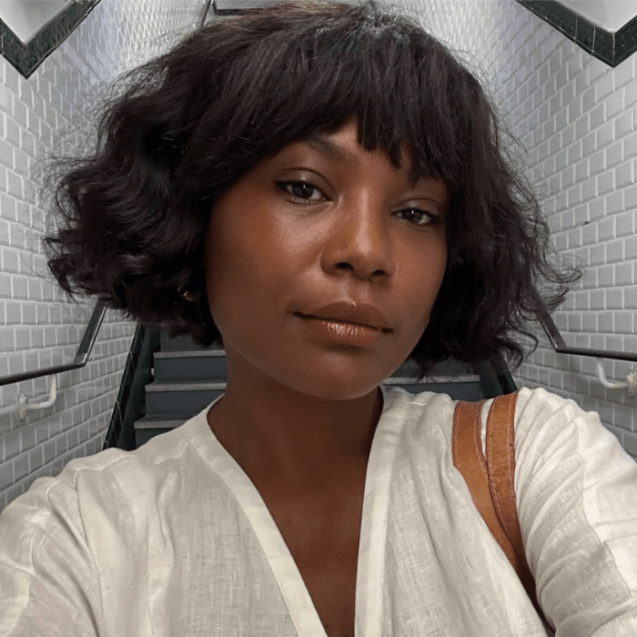 Textured Bob with Blunt Bangs Textured Bob with Blunt Bangs — Aesthetic Hairstyles