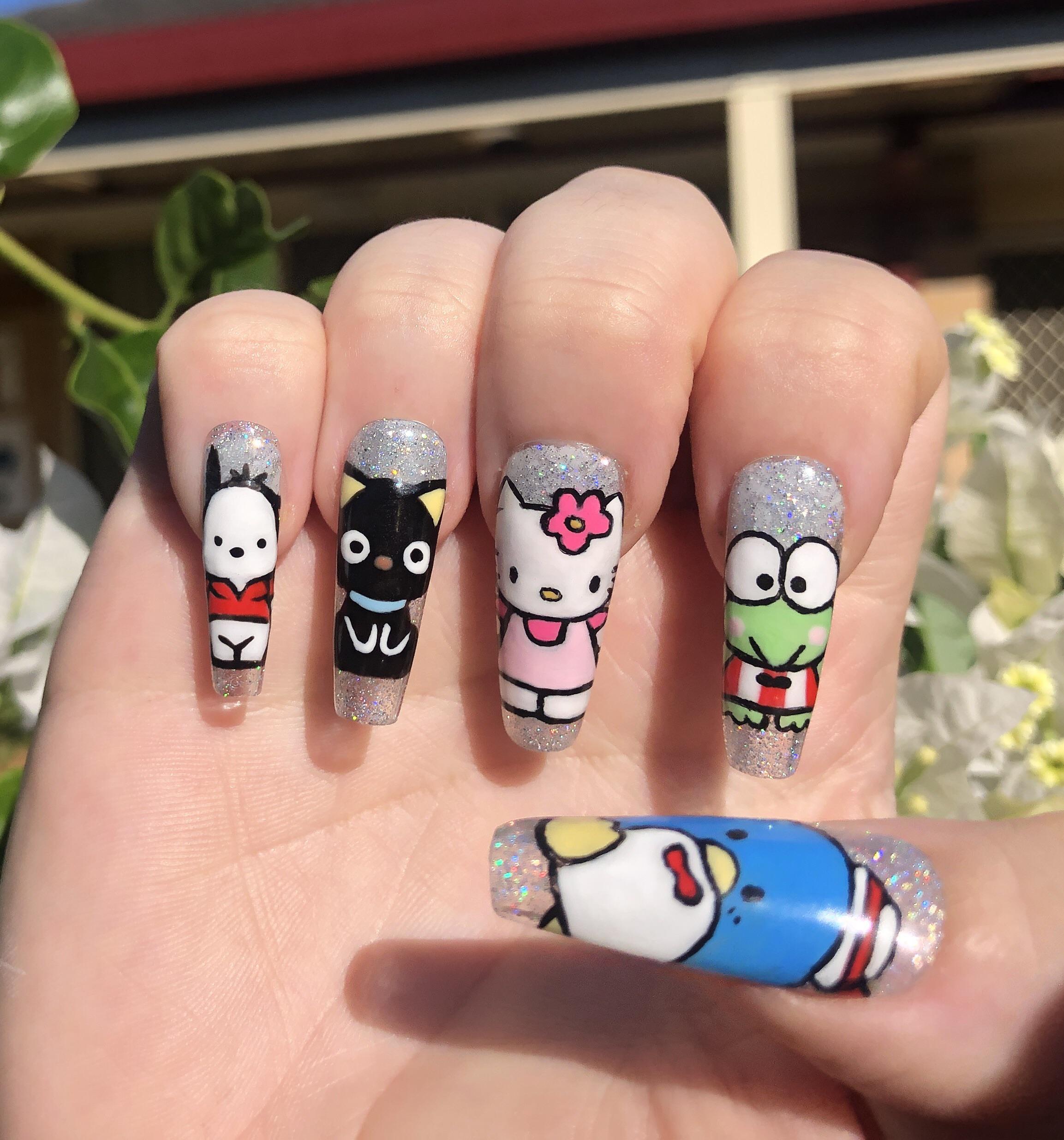 Casual Visual Idea — Sanrio Nails