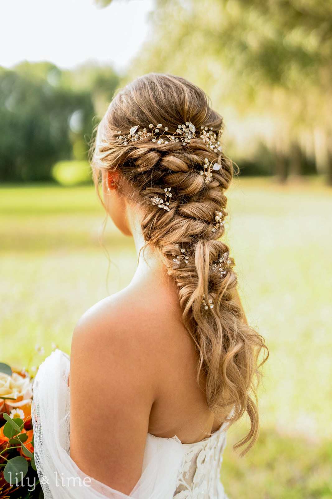 Blonde Visual Idea — Bridal Hair Accessories